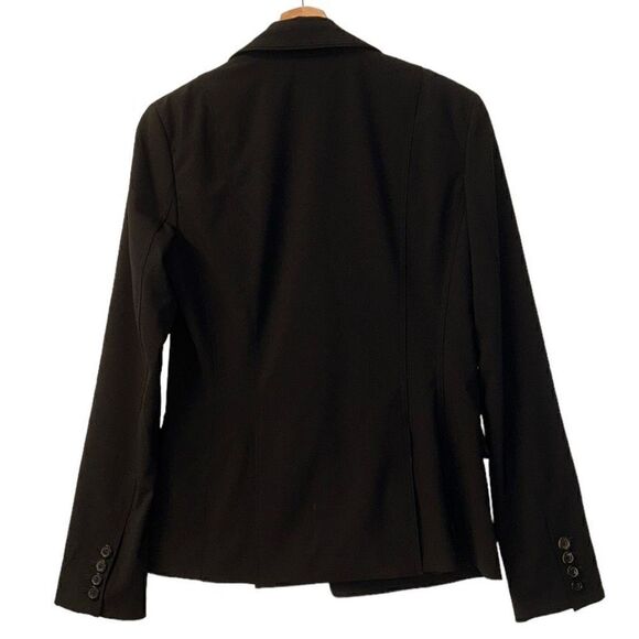 Elie Tahari Black Wool Blend Professional Blazer Size 4 - Picture 2 of 6